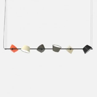 Marset TAM TAM 6 Pendelleuchte, farbig