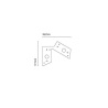 Marset DOMUS Bodenbefestigungsplatte x2
